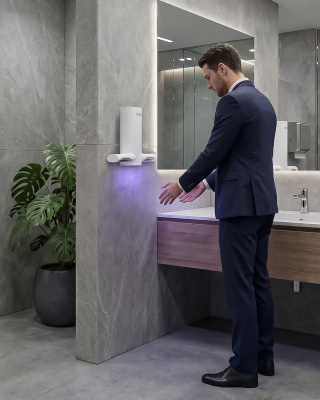 Высокоскоростная электросушилка для рук       BXG-JET-3200